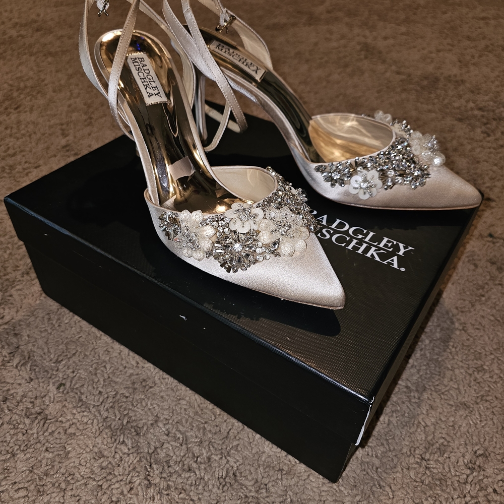 Badgley Mischka Embellished Heels